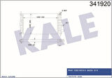 Kale 341920 Motor Su Radyatörü Fiesta IV 96-02 Mazda 121 III 1.0 1.3 Klimasız S6H 8005 DA