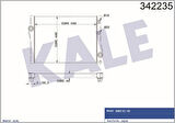 Kale 342235 Motor Su Radyatörü BMW F15 F16 E70 E71 E71 17117533472