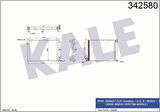 Kale 342580 Motor Radyatörü Klima Radyatörü Clio III 1.5DCI 8200134606