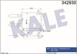 Kale 342930 Klima Radyatörü Lupo Polo Varıant Arosa 1.0 1.2 TDI 1.4 16V 1.4 FSI 1.6 GTI 1.7 SDI 98 04 6X0820413A