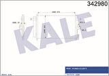 Kale 342980 Klima Radyatörü Accent Admire 1.5 Dizel 03-06 3 Silindir 9760625800