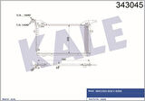 Kale 343045 Klima Radyatörü E-Serisi W210 96-02 S210 96-02 A2108300470