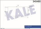 Kale 345480 Klima Radyatörü X-Type I X400 03 09 C2S45122