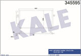 Kale 345595 Klima Radyatörü Mitsubishi Carisma 1.9 DID 2000-Volvo S40 1999- 30818183