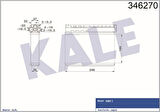Kale 346270 Kalorifer Radyatörü BMW E39 E36 Klimalı 64111393212