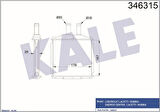 Kale 346315 Kalorifer Radyatörü Lacetti 96554446