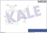 Kale 346330 Kalorifer Radyatörü Brazing Daewoo Lanos-Nubira 97 96190674
