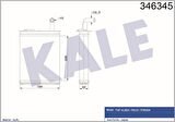 Kale 346345 Kalorifer Radyatörü Albea Palio Strada BMC Pro Musluklu 7078698