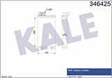 Kale 346425 Kalorifer Radyatörü Laguna I 1.6 1.8 2.1 7701039481