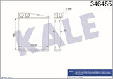 Kale 346455 Kalorifer Radyatörü A3 Leon Toledo Octavia Caddy 1.6 1.8 2.0 2.0TDI 03- 1K0819031B