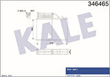 Kale 346465 Kalorifer Radyatörü BMW E34 88-91 64111384325