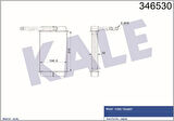Kale 346530 Kalorifer Radyatörü Transit 2.0 2.5D 85-92 T12 T15 92-00 Brazing 89VW18476BA