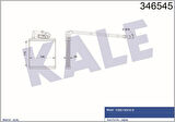 Kale 346545 Kalorifer Radyatörü Fiesta Cb1 08-12 VI 08-Brazing 8V5118B539AC