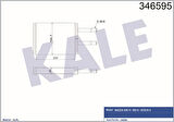 Kale 346595 Kalorifer Radyatörü Mazda 626 92-96 GA5R61130A
