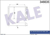 Kale 346635 Kalorifer Radyatörü W124 85-93 S124 86-93 C124 87-91 28355601