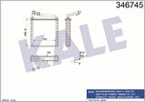 Kale 346745 Kalorifer Radyatörü Brazing Golf Passat CC Superb Yeti Tiguan Scirocco 155x198x26 Oto Mek Şanzıman 3C0819031A