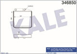 Kale 346850 Kalorifer Radyatörü Mito Doblo III Linea Fiorino Pratico Grande Punto Qubo Bipper Nemo Corsa D 1.2 1.3 1.3 77363898