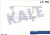 Kale 347100 Turbo Radyatörü Intercooler Iveco Daily II Al-Pl-Brz 630X202X65 93822907