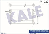 Kale 347220 Motor Radyatörü P806 1.8I 2.0I 8V 2.0I 16V 1301.W2