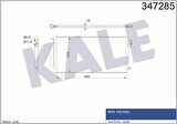 Kale 347285 Klima Radyatörü Condenser Egea 1.3 1.6 Multijet 1.4 Benzinli 51887955