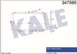 Kale 347585 Motor Su Radyatörü Accord 1.8 2.0 1998 2002 Otomatik Vites F235Z5 350x678x16 19010PCA003
