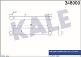 Kale 348000 Turbosarj Radyatörü Viano W639 03-Vito W639 03- 6395010201