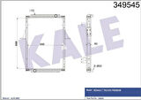 Kale 349545 Su Radyatörü Renault Kamyonlar Premium Diştrıbutıon Route (Çerçeveli) (Mt) 1996 2000 ve Sonrası 5010315842