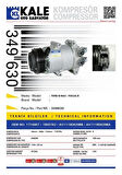 Kale 349630 Klıma Kompresor Ford B Ma1.4 Fıesta 1.5 1.6Tdcı 08> Focus III 12> 6Pk V Kayış Kasnağı 108Mm