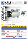 Kale 349635 Klıma Kompresoru Focus C Mafocus II 2.0 Benzinlı Volvo C30 C30 533 1.6 C30 533 1.8 06>12 S40 II 544 1.6 -1.8-2.0 05>12 S40 II V50 V50 545 1.6 05>12 5Pk V Kayış Kasnag