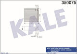 Kale 350075 Evaporator Micra Lhd 27280AX100