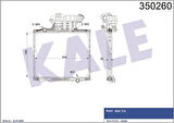 Kale 350260 Su Radyatörü MAN TGA D2066 D2866 D2876 00-(Çerçeveli) (Mt) 81061016518