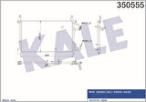 Kale 350555 Klima Radyatörü Daewoo Espero 96-01 96164823