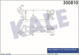 Kale 350810 Turbo Intercooler Radyatörü P407 1.6HDI 2.0HDI 16V 04- C5 II 1.6HDI 2.0HDI 16V 04 07 Ölçü 133.3 0384.G6