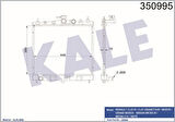 Kale 350995 Motor Su Radyatörü Clio III Modus 04-Micra III Note 05-12 Manuel 8200365427
