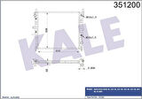 Kale 351200 Motor Su Radyatörü ML-Serisi W163 98-04 1635000003