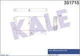Kale 351715 Kalorifer Radyatörü Actros 1844 1848 Yeni Moıdel 0008300720