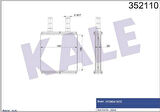 Kale 352110 Kalorifer Radyatör Hyundai Getz 2003- 972211C100