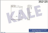 Kale 352125 Kalorifer Radyatörü A-Serisi W169 04-12 B-Serisi W245 05-11 Mini R56 06-13 R55 10-14 R60 10-15 64113422666