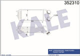 Kale 352310 Turbo Intercooler Radyatörü Berlingo II Partner II Xsara Picasso DV6 1.6 HDI Ölçü 147.5x300x85 0384.G5