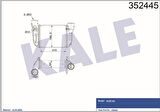 Kale 352445 Turbo Radyatörü Intercooler Audi A4 Avant Quattro 01-08 1.8T Bfb Cfma 8E0145805L