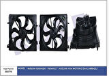 Kale 353770 Radyatör Fanı Komple Nissan Qashqai 1.2-1.5-1.6 J11 Kasa 2013-XTrail T32 2014- 214814EB0A