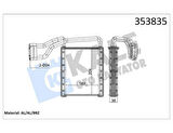 Kale 353835 Kalorifer Radyatörü Arka Yeni Kasa Transit 14-17 Custom 14-16 BK3118B539AC