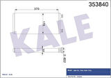 Kale 353840 Kalorifer Radyatörü MAN (Y.M.) TGL 12.180-05 D0834 TGA-00 D2866 D2876 TGX-TGS-07 D2066 D2675 81619016191