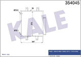 Kale 354045 Kondenser Al Al Toyota Passo-Daihatsu Sirion-Subaru Justy Iv 88450B1020