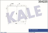 Kale 354225 Motor Su Radyatörü Toyota HiIux VIII 2016-16mm 164000L431