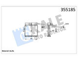 Kale 355185 Kalorifer Radyatörü Mazda B-Serisi Bt-50 Ford Ranger 98-06 140x165x26 XM3418476CA