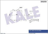 Kale 355255 Kalorifer Radyatörü Honda Civic VIII 2006-2011 79110SMJG41
