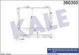 Kale 360300 Motor Su Radyatörü W202 93-00 S202 96-01 C208 97-02 R170 96-01 2025002103