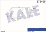 Kale 376400 Klima Radyatörü Beetle 1.6L 16V 1.8T 11.9TDI 2.0I 3.2I 98 01 Oto Mek Şanzıman 1C0820413