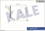 Kale 378000 Klima Radyatörü 276Dt Discovery 3 L319 04-09 Discovery 4 09-17 JRB500040